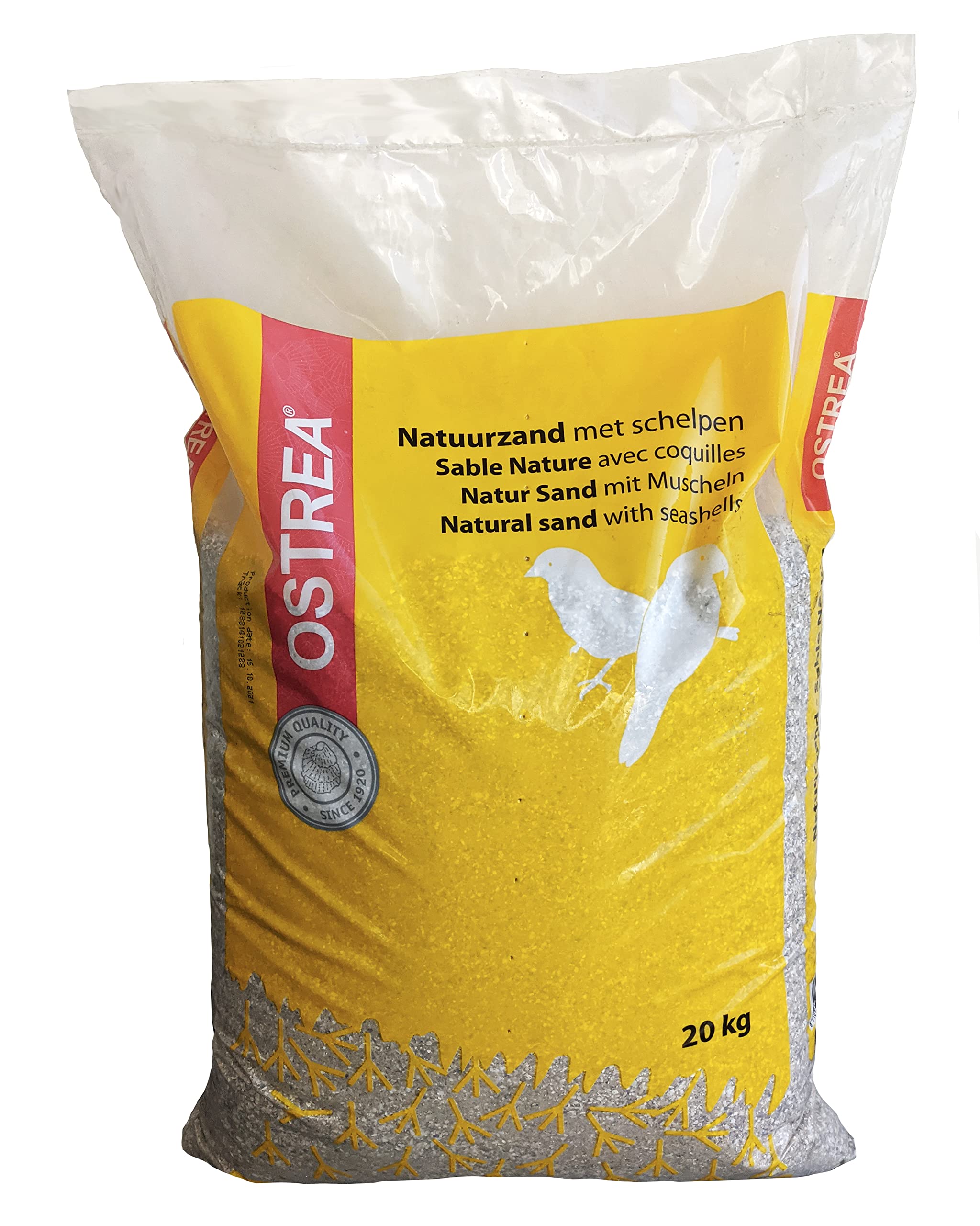 Northern Parrots Sable pour oiseaux avec coquillages 20 kg