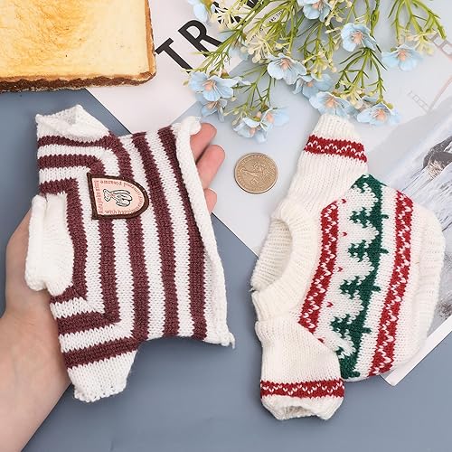 Miniatura 4 de CHGCRAFT 4Styles - Camiseta de oso con capucha para Navidad, ropa de oso de peluche, ropa de oso para bricolaje, ropa de oso sublimación, amapola,