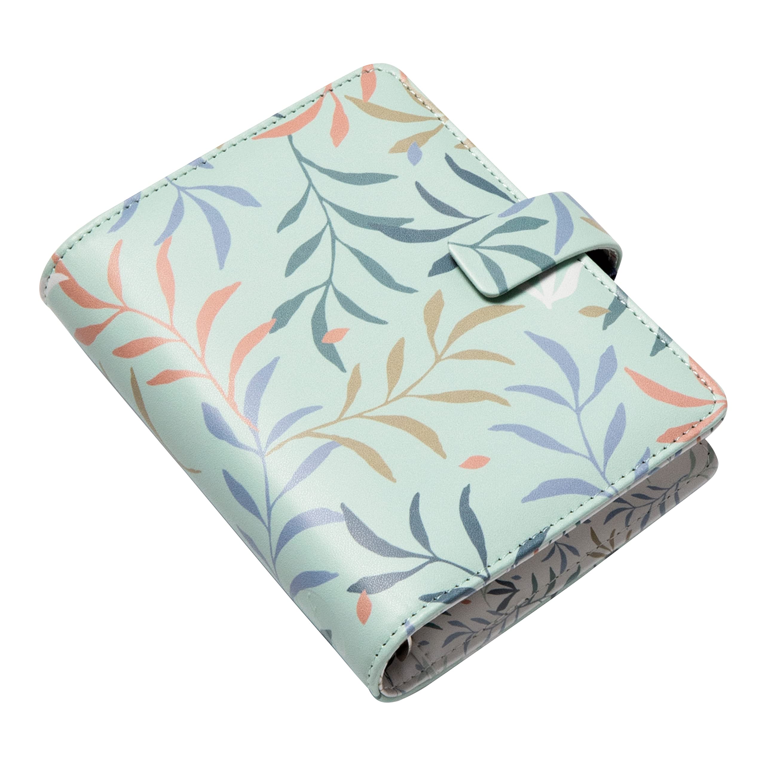 Botanical Organizer, Personal Size, Mint - Smooth, Leather-Look, Six - View #4