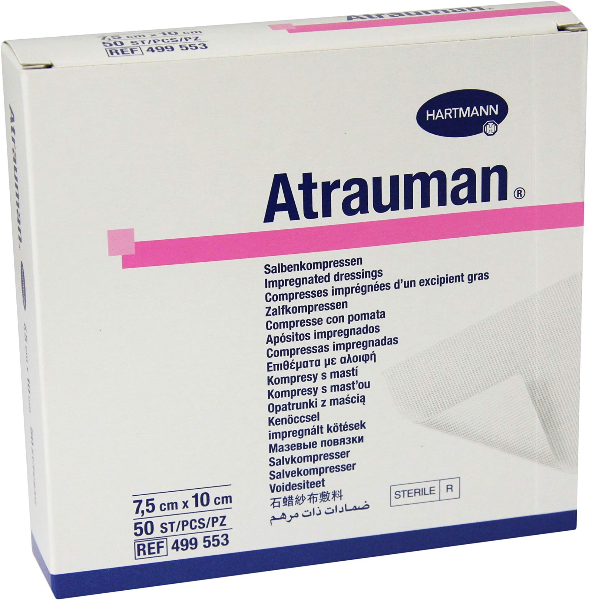 Hartman Atrauman Dressings, 7.5x10cm, Box of 50
