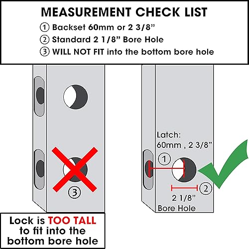 Miniatura 8 de MUTEX MX920 - Cerradura mecánica de combinación de 14 teclas con teclado doble, seguridad de entrada sin llave para puertas del hogar, vallas,