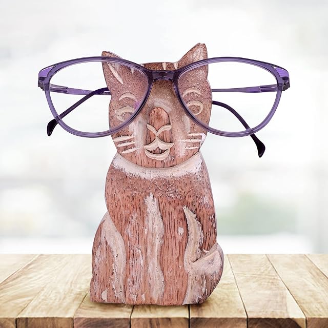 Kamla Sellers Handmade Wooden Spectacle Holder Eyeglass Display Stand For For Glasses Home/Office Decorative Accessories (Cat 2)