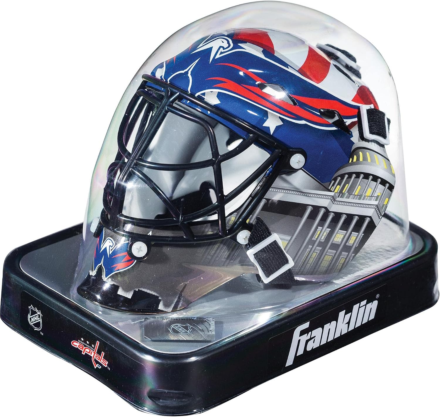 Washington Capitals Unsigned Franklin Sports Replica Mini Goalie Mask - Unsigned Mask