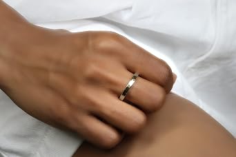 Chic Thin Gold Ring - Delicate Engravable Simple Rings, Everyday Rings, Stacking Rings - Handmade Minimalist Rings for Wedding, Engagement, Promise, Anniversary - Customizable Jewelry