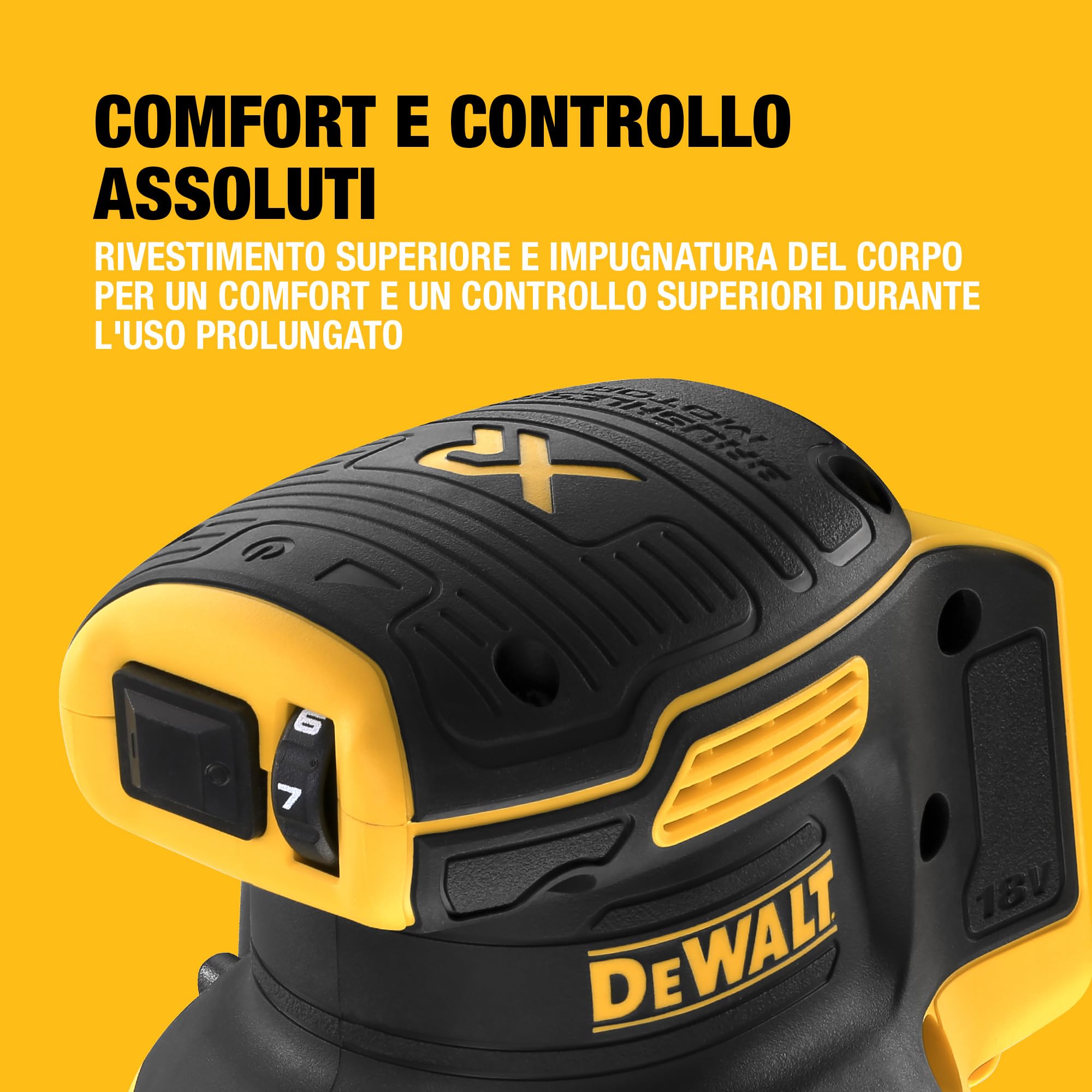 DEWALT Levigatrice Brushless 18V XR 125mm DCW210N-XJ