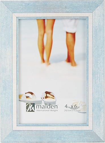 Malden 5X7 AZUL COASTAL CON BLANCO