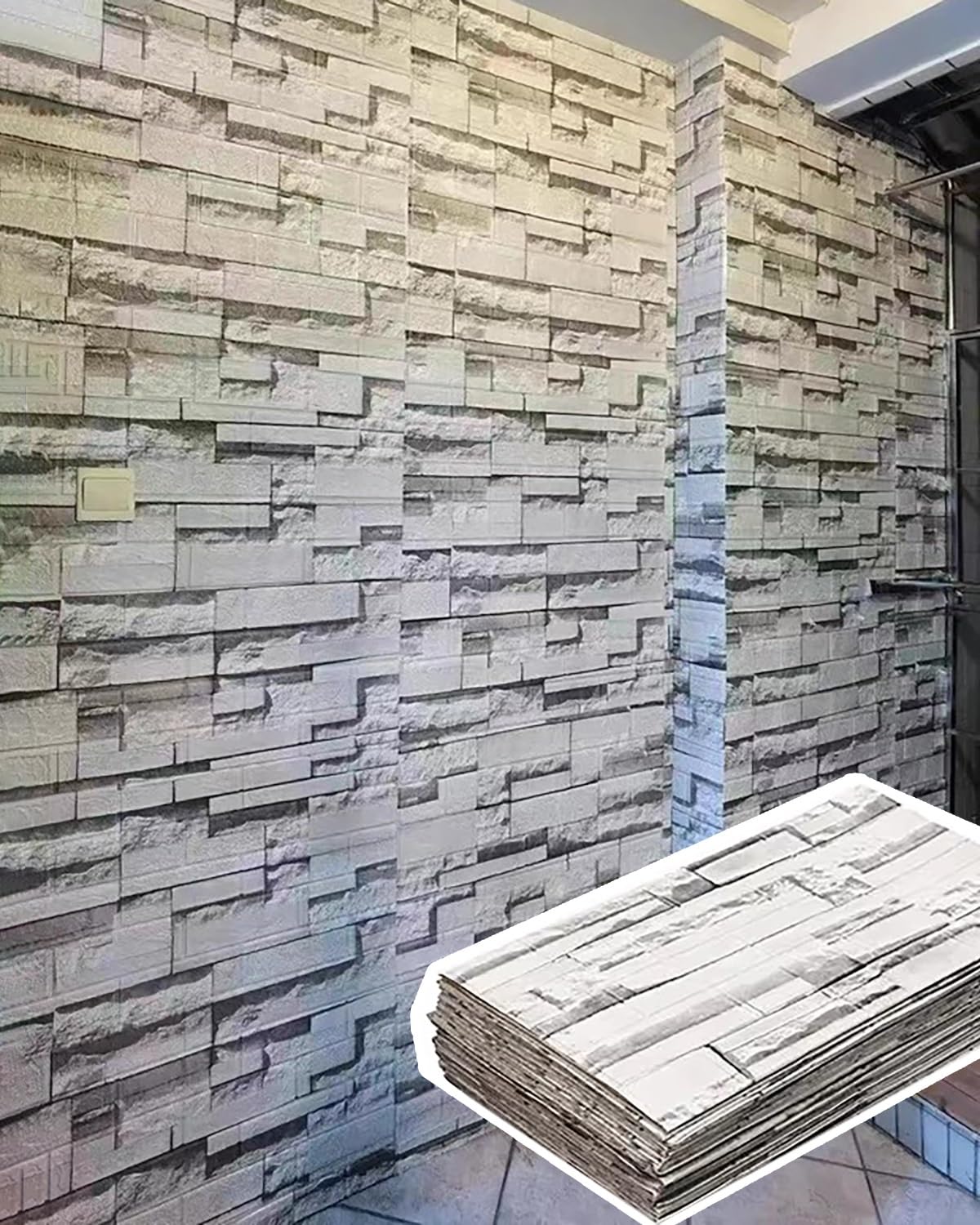 Rustykalny panel ścienny z cegły, odklej i przyklej, 3D, dekoracyjne naklejki na płytki do wystroju wnętrz, samoprzylepne naklejki artystyczne do renowacji kuchni i projektowania wnętrz