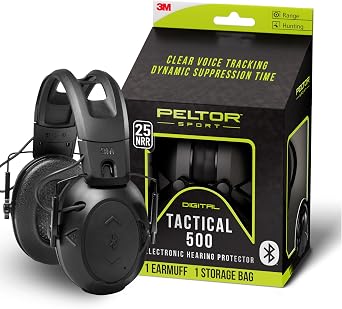 3M Peltor Sport Tactical 500 Electronic Hearing Protector, Wireless