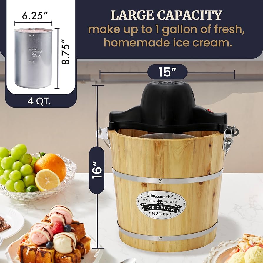 Amazon.com: Elite Gourmet EIM402 Old Fashioned 4 Quart