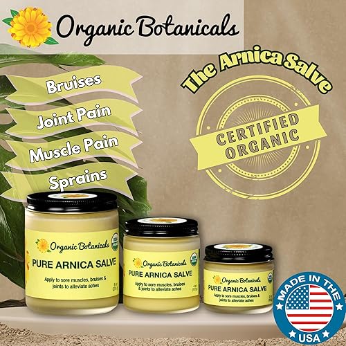 Miniatura 3 de Pure Arnica Salve  Crema de alivio muscular y articulaciones para rigidez, dolores, moretones, hinchazón, esguinces y más  Crema de árnica de 2 onzas