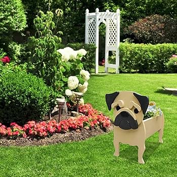 かとうゆみ　犬と小鳥の植木鉢 かとうゆみ 犬と小鳥の植木鉢 - メルカリ