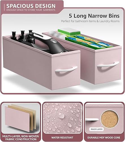 Miniatura 47 de Sorbus Torre estrecha con 4 cajones – Almacenamiento vertical para dormitorio, baño, lavandería, armarios y más, marco de acero, parte superior de