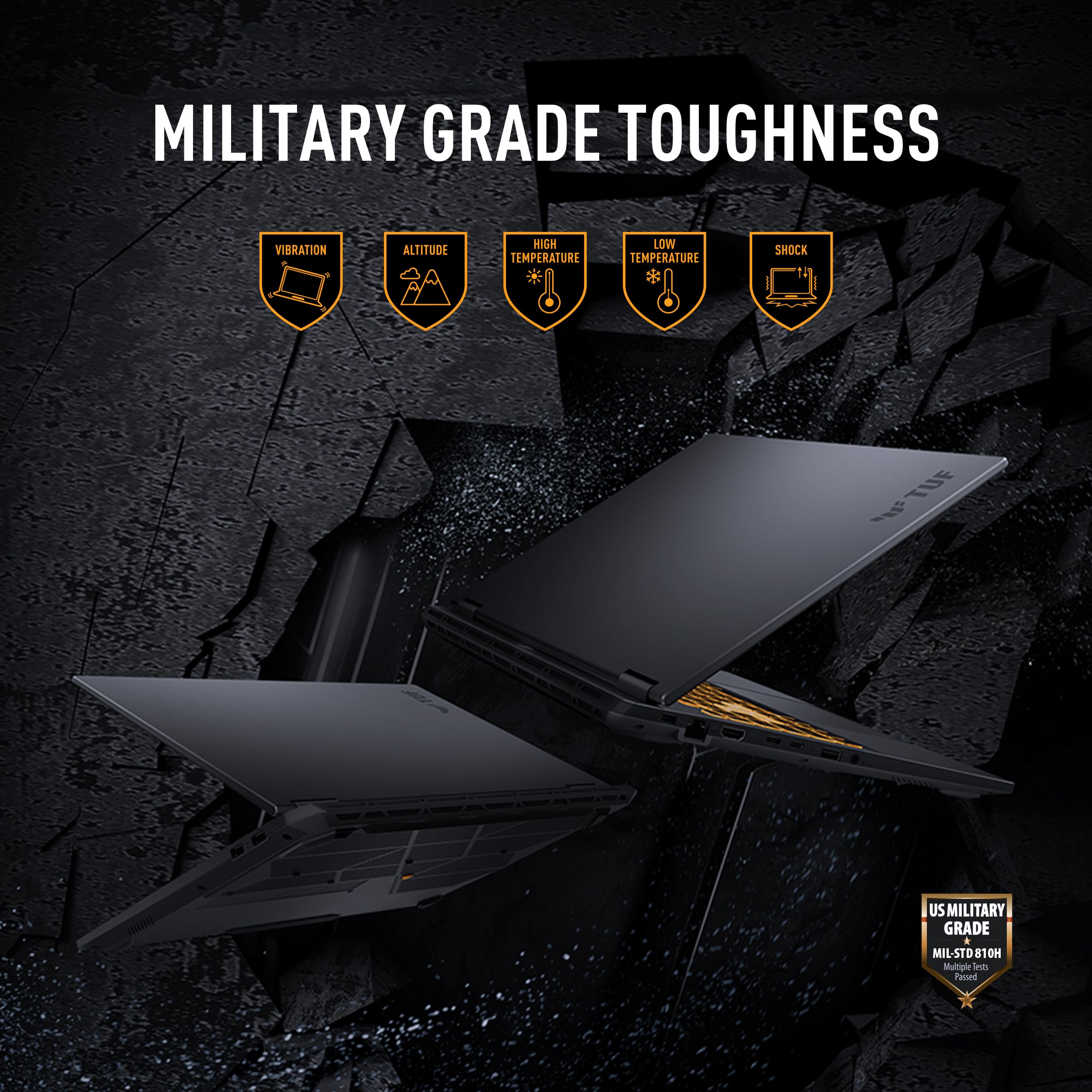 ASUS TUF Gaming F16 (2025) Computer portatile da gioco, schermo 16" FHD+ 165Hz 16:10, processore Intel Core i5 13450HX, NVIDIA GeForce RTX 5050, 16GB DDR5, SSD PCIe Gen4 da 512 GB, Wi-Fi 6E, Win 11