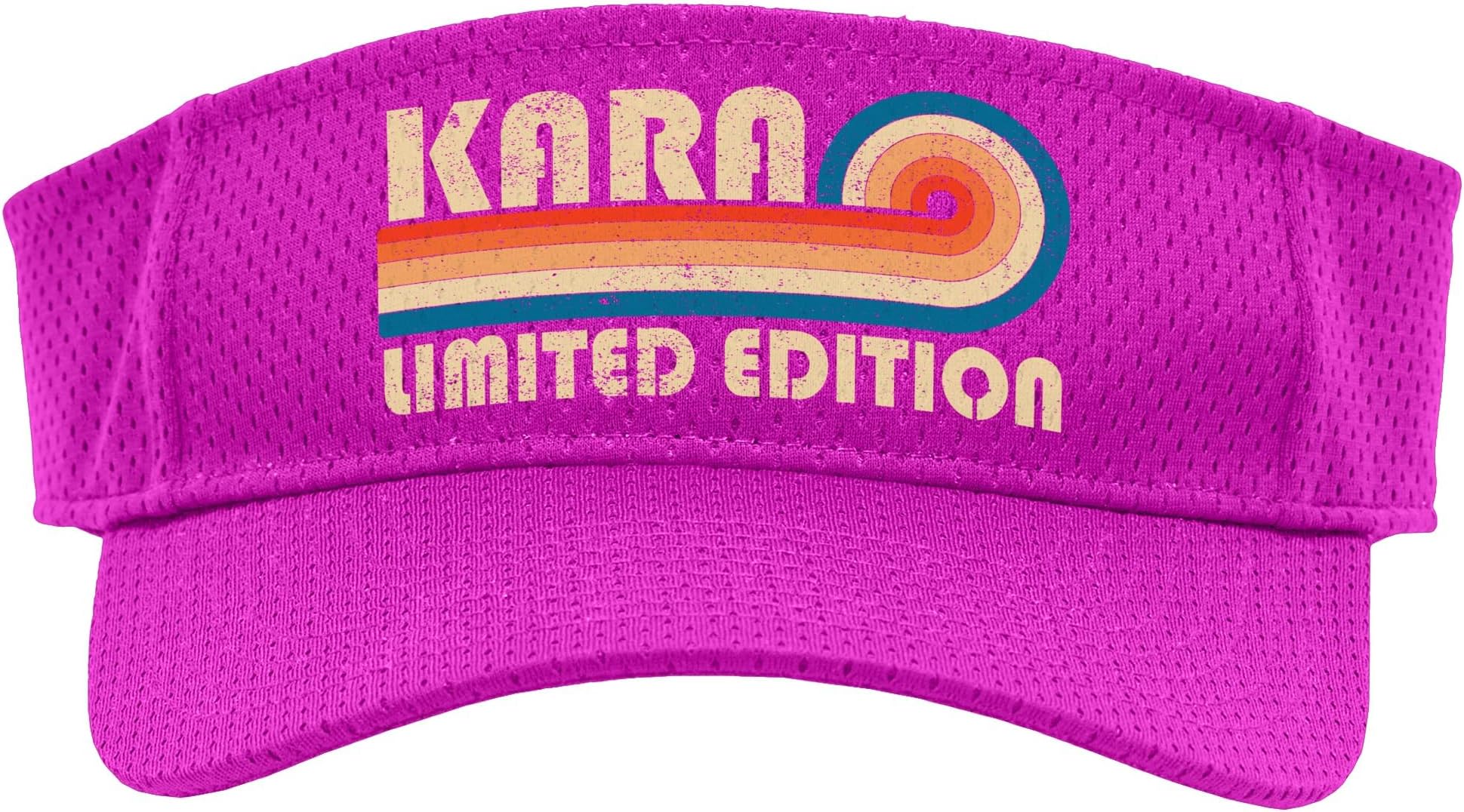 Kara Retro 70s 80s Sunset Stripe Sport Sun Visor