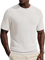 PJ PAUL JONES Men's Casual Short Sleeve Crewneck Knit Tee Shirt - Soft Stretchy Lyocell Blend for Everyday Comfort