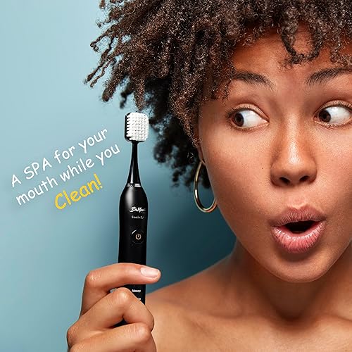 Miniatura 8 de Dr Bobbi - Cepillo de dientes eléctrico de boca grande para adultos, cepillo de dientes recargable ultrasónico con 5 modos de limpieza y