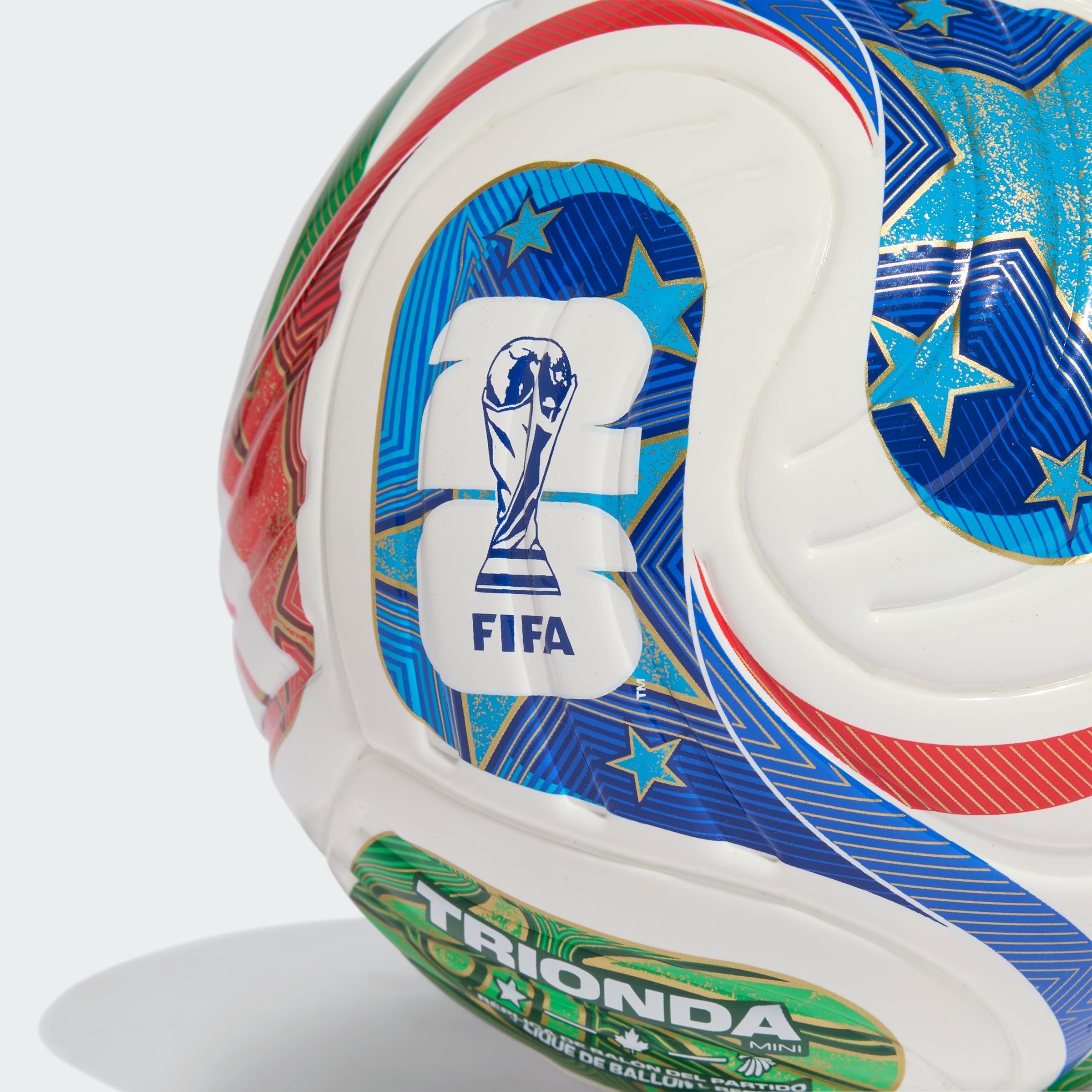 Adidas Mini Trionda 2026 World Cup Unisex Futbol için Beyaz 1