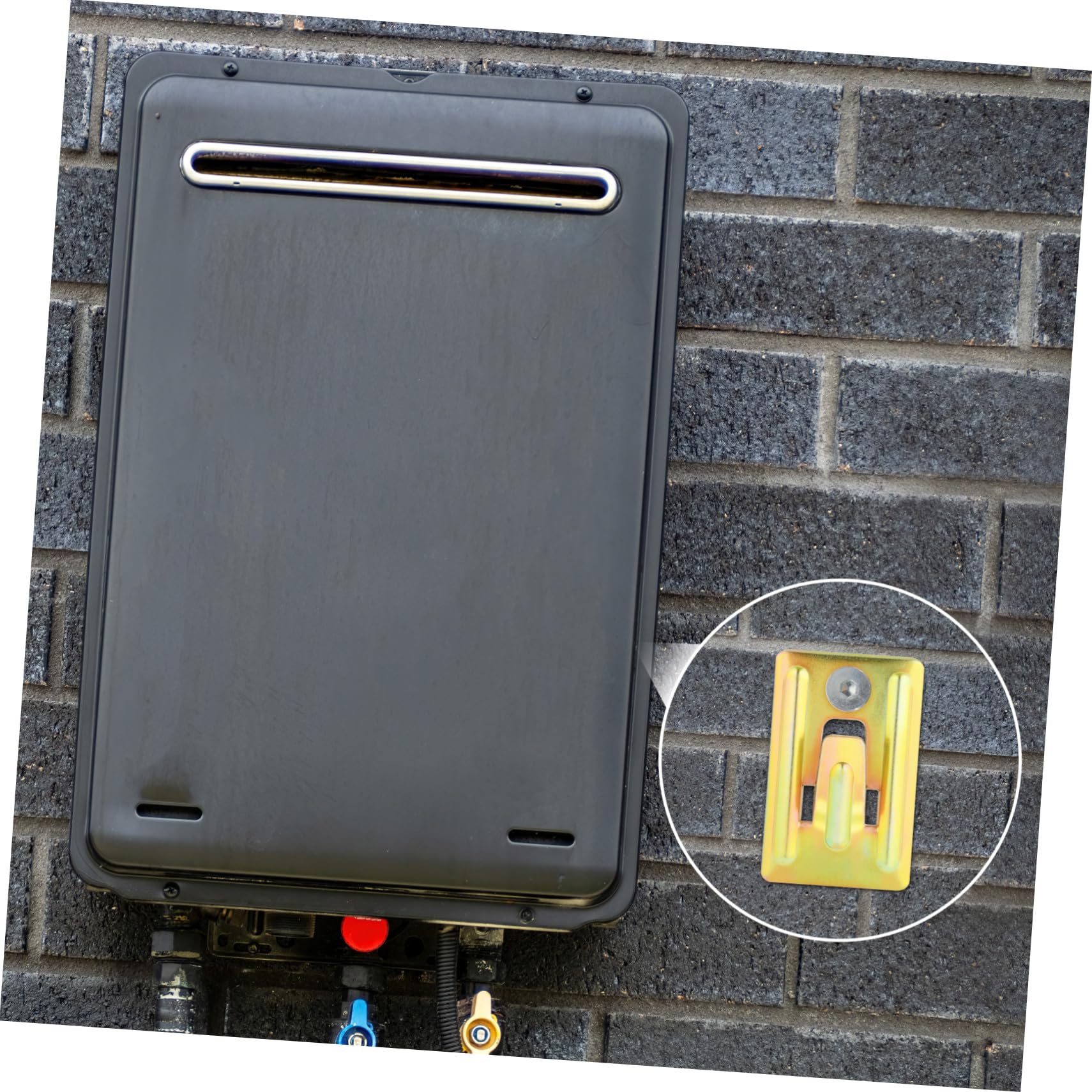 Garneck 4 Piezas Soporte para Calentador de Agua Eléctrico Montaje Pared Anclajes Termo Eléctrico Gancho Antideslizante para Paredes Huecas