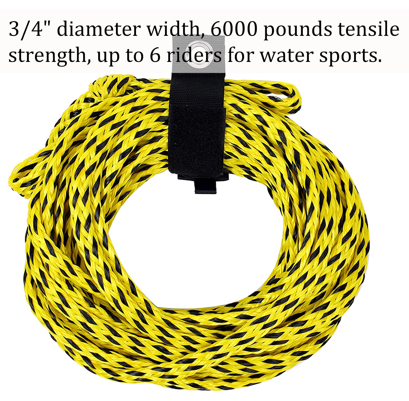 O'Brien 2 Person Tube Rope, Red