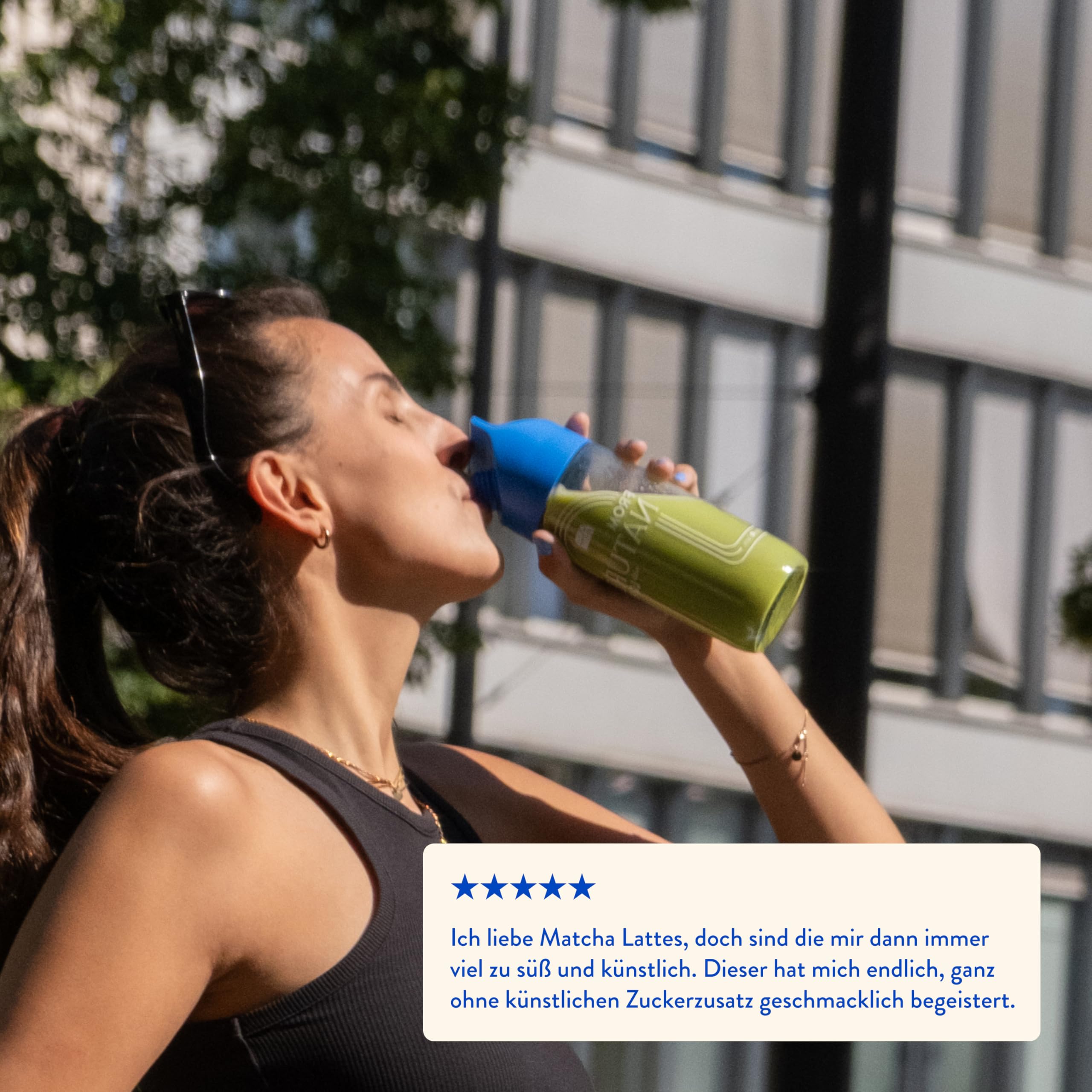 Blue Farm Bio Matcha und Chai Oat Latte auf Haferbasis ohne Zuckerzusatz – 100% Vegan – Laktosefrei & glutenfrei – weniger Verpackungsmüll