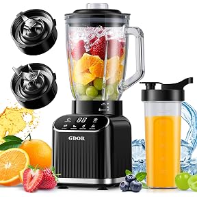 Ninja Professional Blender 1000W, Total Crushing Technology- Smoothies, Ice Crushing & Frozen Fruit, Full-Size Countertop Blender, 72-oz. Pitcher, Black & Grey, BL610