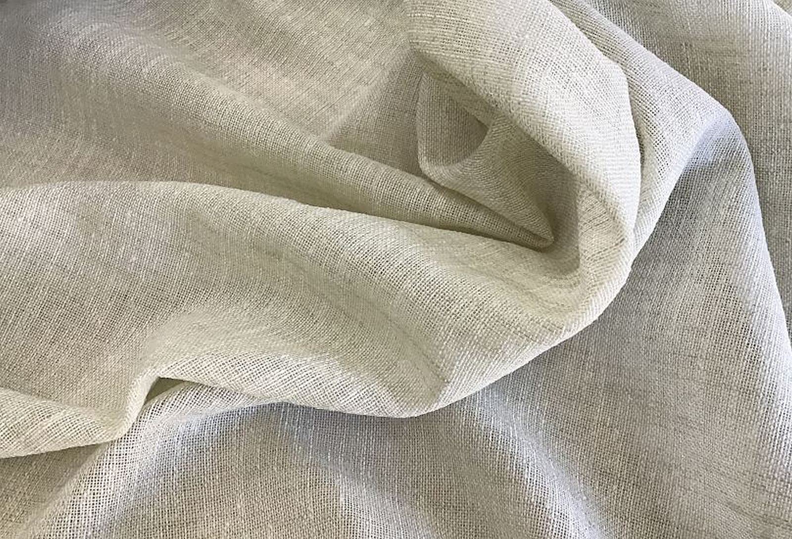 Coppia Tendine a pannello tende a vetro per finestra e porta su misura – larghezza 35-45-50-55-60-65-70-80-90 bianco-lino-corda-grigio effetto lino art.marica (lino 50x135 cm)