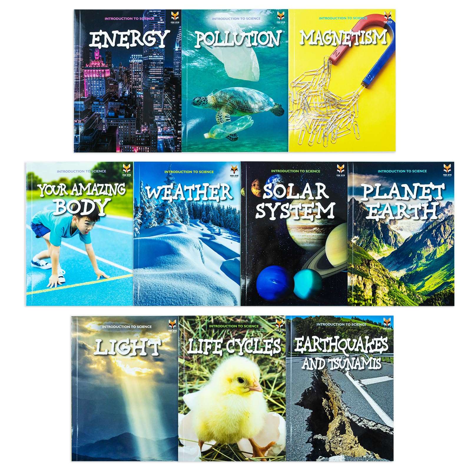 B&Q -  Introduction To Science For Beginners (Series 2) 10 Book Collection Set: (EnergyEarthquakes And TsunamisLife CyclesLightMa