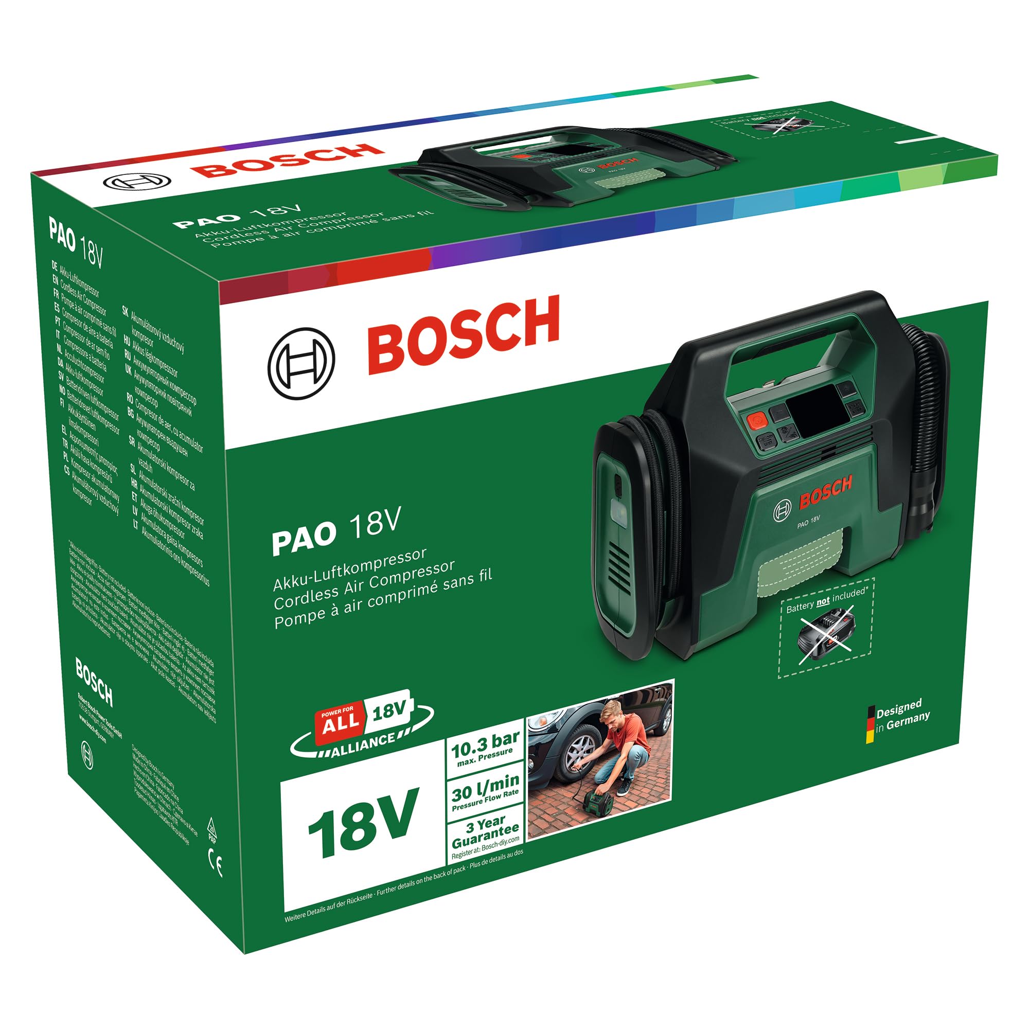 Bosch PAO 18V Solo Basınçlı Hava Pompası (Aküsüz)
