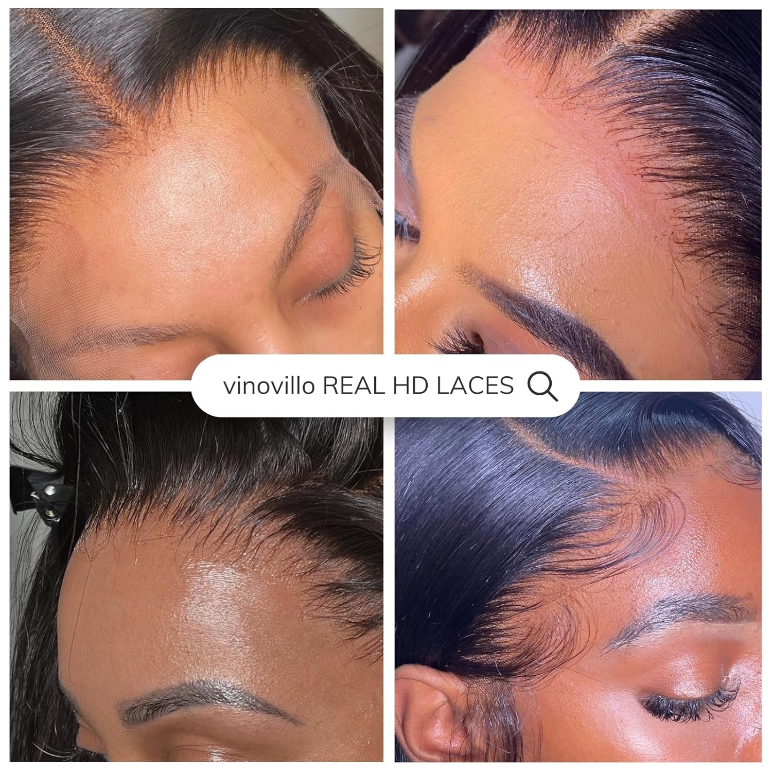 5x5 Skinlike Real HD Lace Closure Straight Ultra Thin Invisible Virgin Human Hair Pre Plucked Natural Hairline Sew In Piece 14 Inch Natural Black