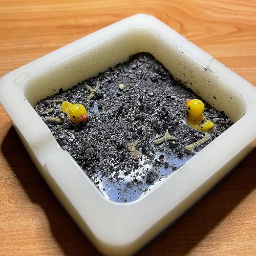 Miniatura 2 de Lindo cenicero - Bandeja de resina de pato para cenizas, ornamental, decoración del hogar, cenicero de pato, cenicero de diseño casero, fresco,