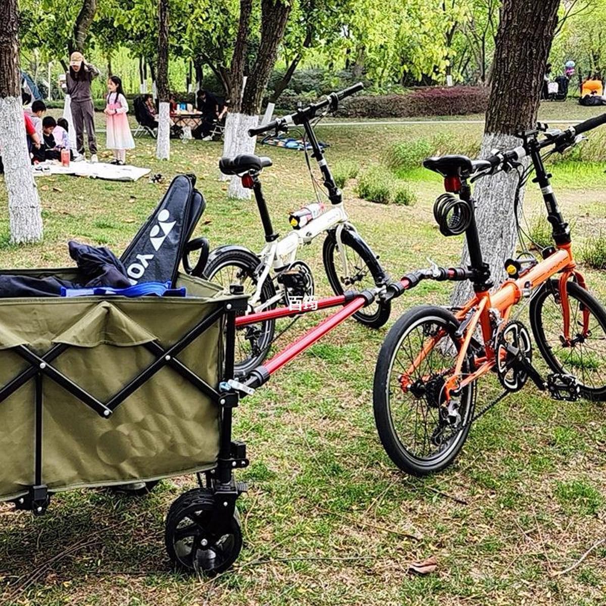 Universal Fahrrad Anhängerkupplung Kupplung - Steckachsadapter für einfaches Abschleppen mit Falträdern und E-Scootern