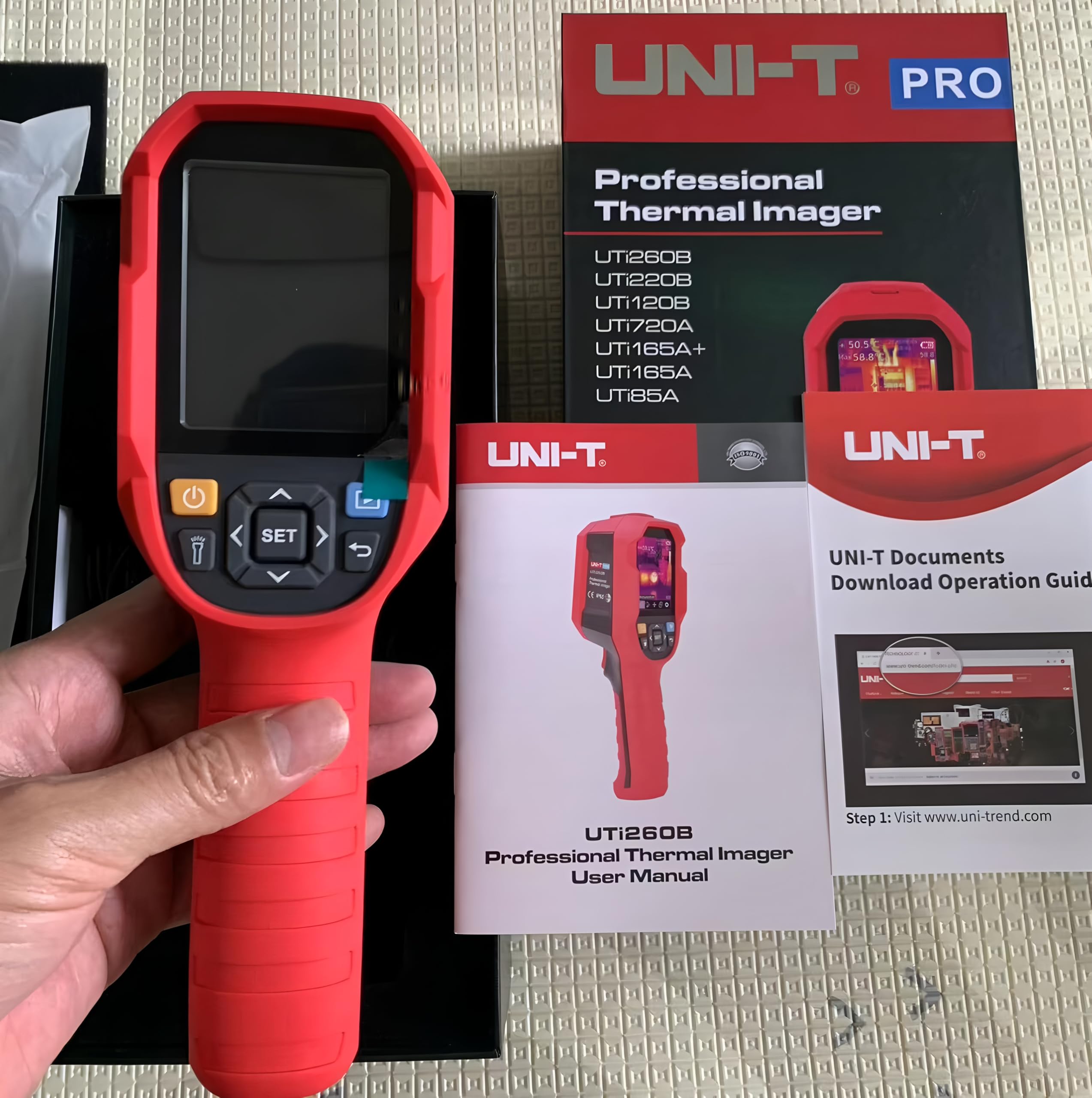 UNI-T Thermal Imager UTi720A 256x192 Pixels Thermographic Camera Infrared Thermal Camera For Repairs Floor Heating Pipe Testing