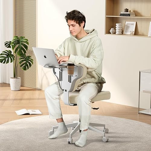Miniatura 4 de Newtral Freedom-X - Silla de escritorio ergonómica para oficina en casa, silla con patas cruzadas y múltiples posturas