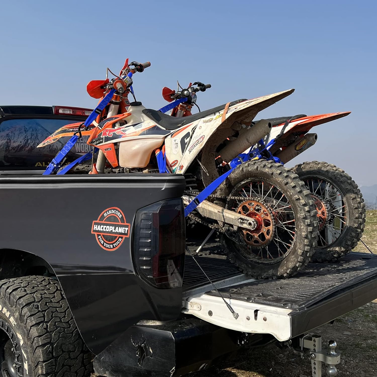 Ratchet Straps, 5280lb Break Strengeth, 1.6" Heavy Duty Ratchet Tie Down Strap Set w/Padded Handle, S Hook, Soft Loop for UTV Motorcycle Truck Cargo Straps (Blue, 8FT) - Image 7