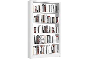 Library Essential: 5 Tier Bookshelf Organizer