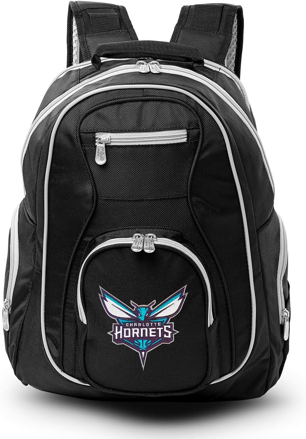 NBA Colored Trim Premium Laptop Backpack, Measures 19-inches, Everyday Sports Backpack with Padded Shoulder Straps, Ideal for Travel, School, College, Business NBA Colored Trim Premium Laptop Backpack, Measures 19-inches, Everyday Sports Backpack with Padded Shoulder Straps, Ideal for Travel, School, College, Business