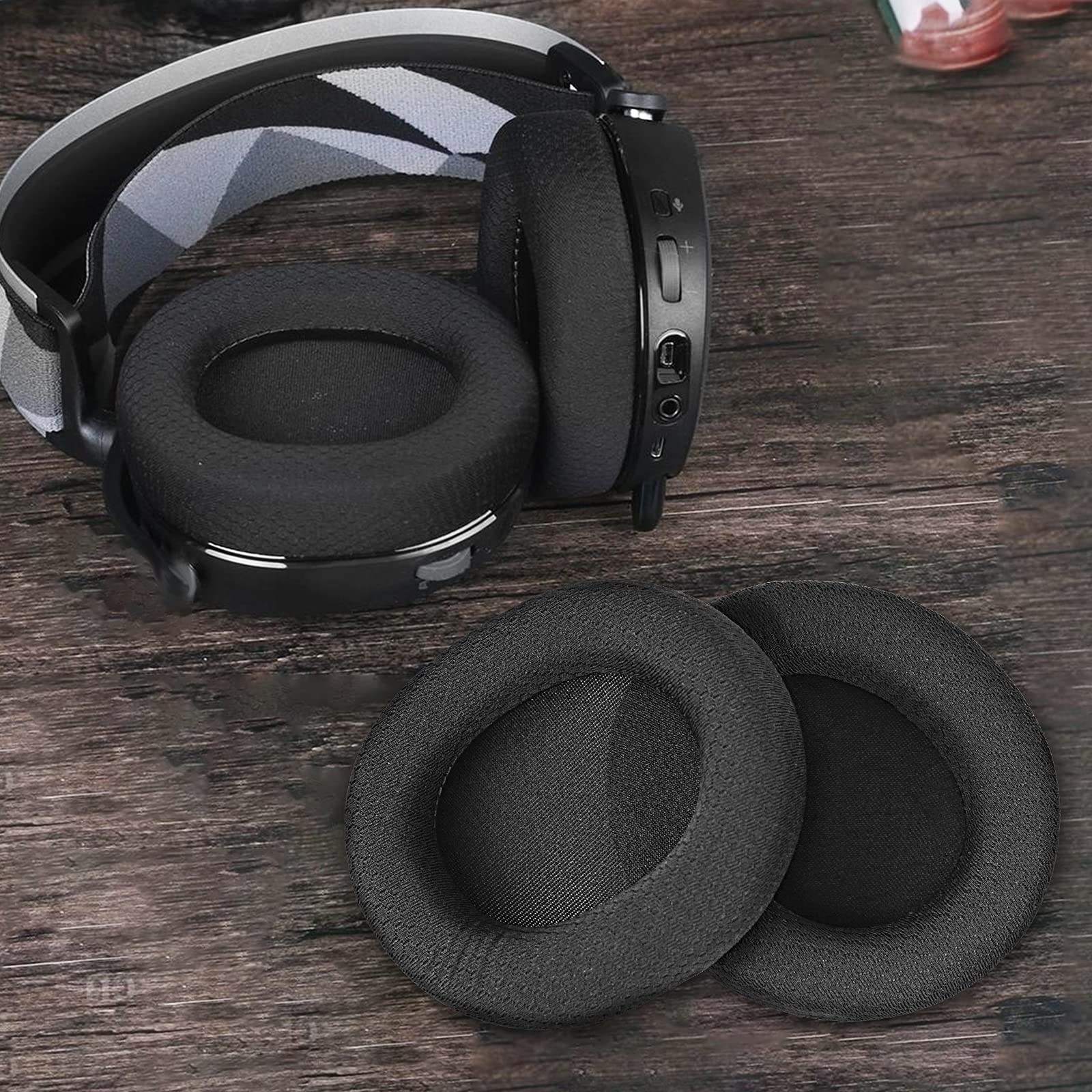 Ersatz-Ohrpolster Für Deine SteelSeries Arctis Kopfhörer – Schwarze Polster, Bequemer Sitz