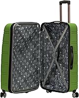 Vista 132 de Rockland Melbourne - Maleta de viaje, rígida y expansible, con ruedas giratorias, Champán