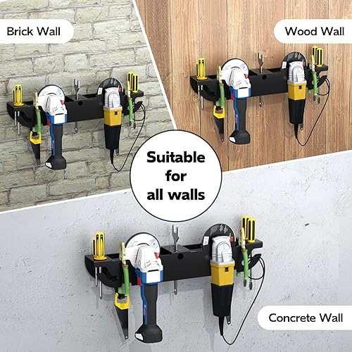 Miniatura 3 de Soporte para amoladora angular, soporte para herramientas de amoladora angular, soporte para herramientas eléctricas, soporte de almacenamiento para