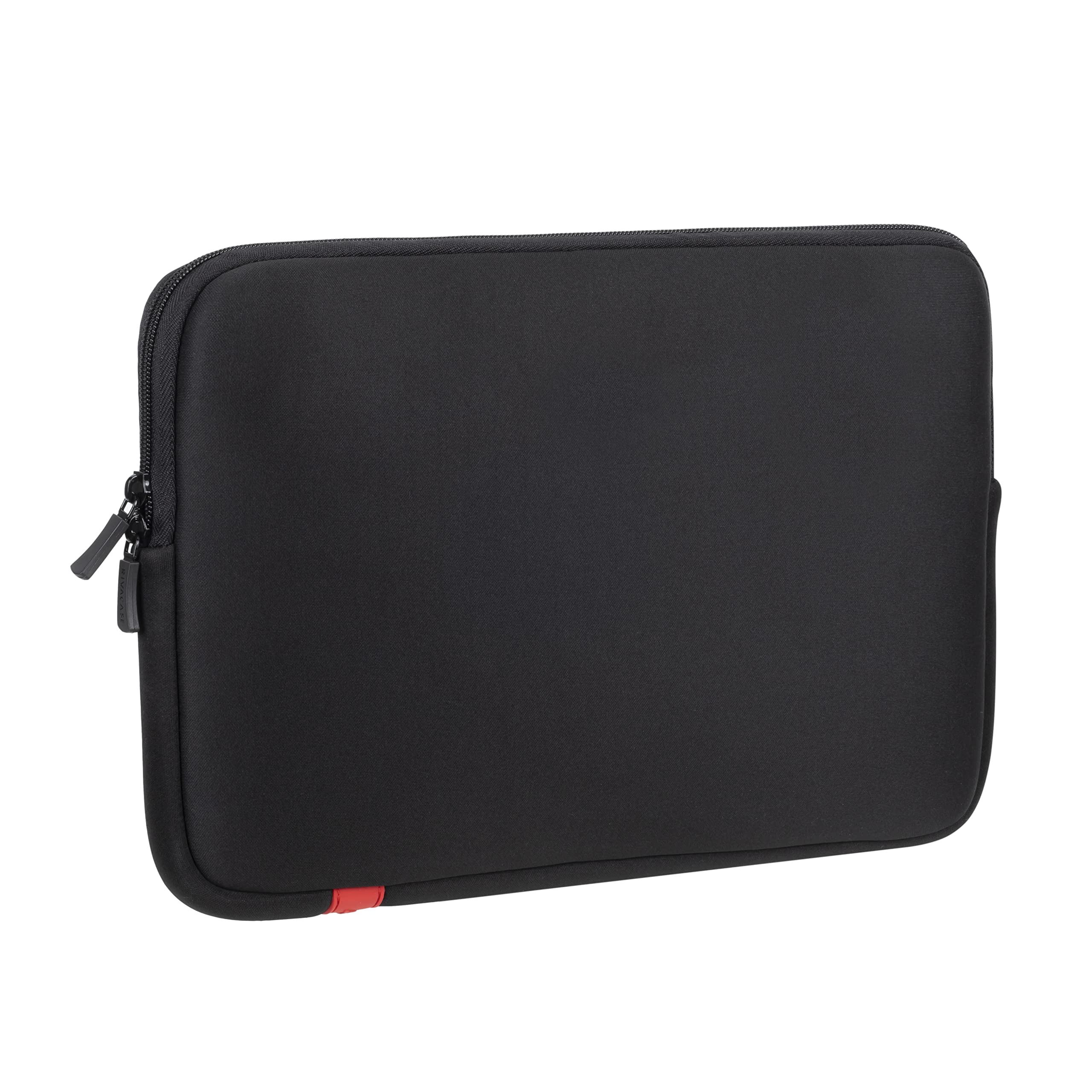 RIVACASE Custodia di alta qualità per computer portatile fino a 17,3 pollici, custodia protettiva per computer portatile, impermeabile, per business moderno, colore nero