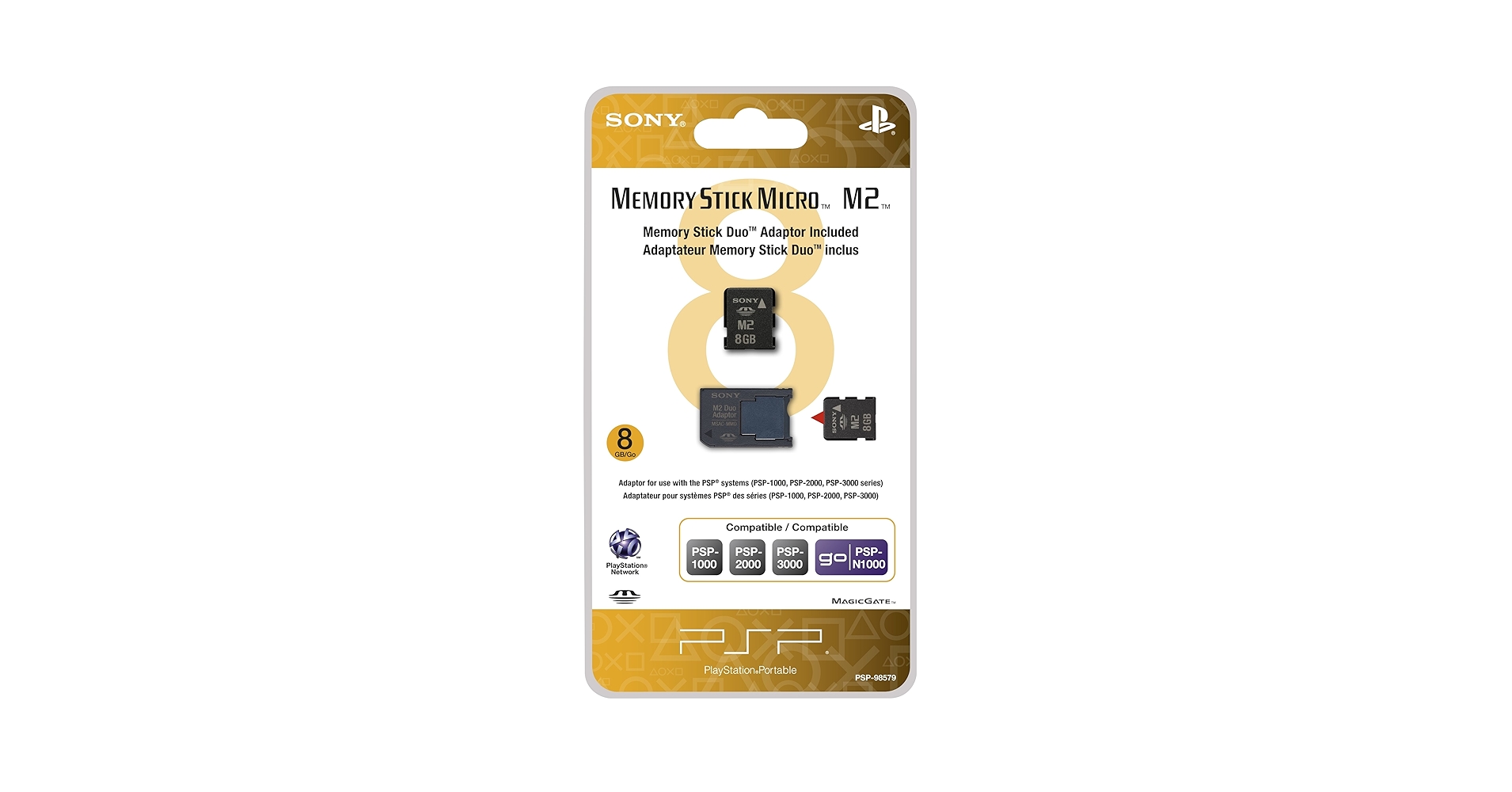 PlayStation Portable - psp go (M2 8GB付き) Amazon.com: 8GB Memory Stick Micro Media + M2 Duo Adaptor