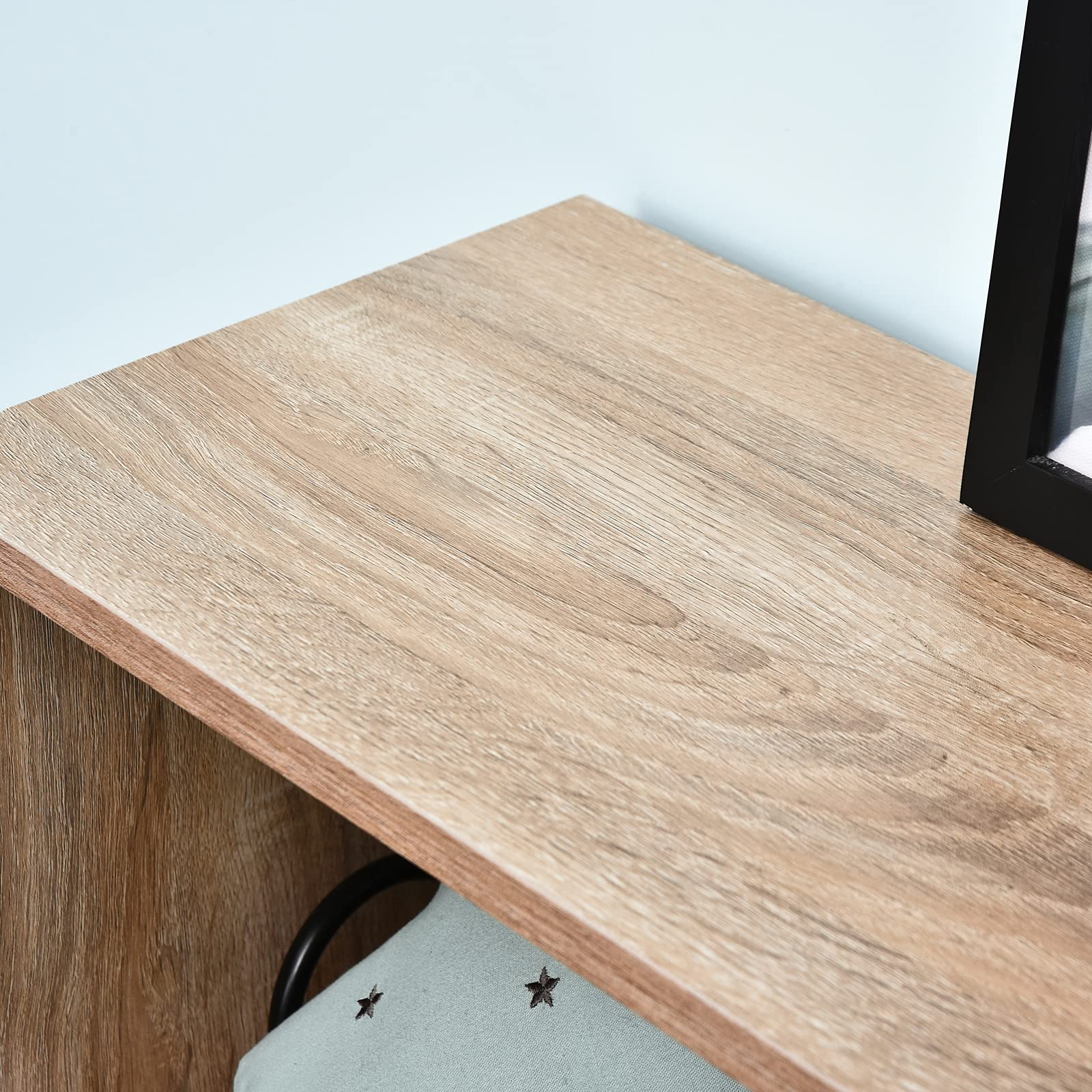 HOMCOM Scarpiera Portascarpe Design Moderno Elegante Salvaspazio 20 paia da Ingresso in Legno 101,5 x 25,5 x 98 cm
