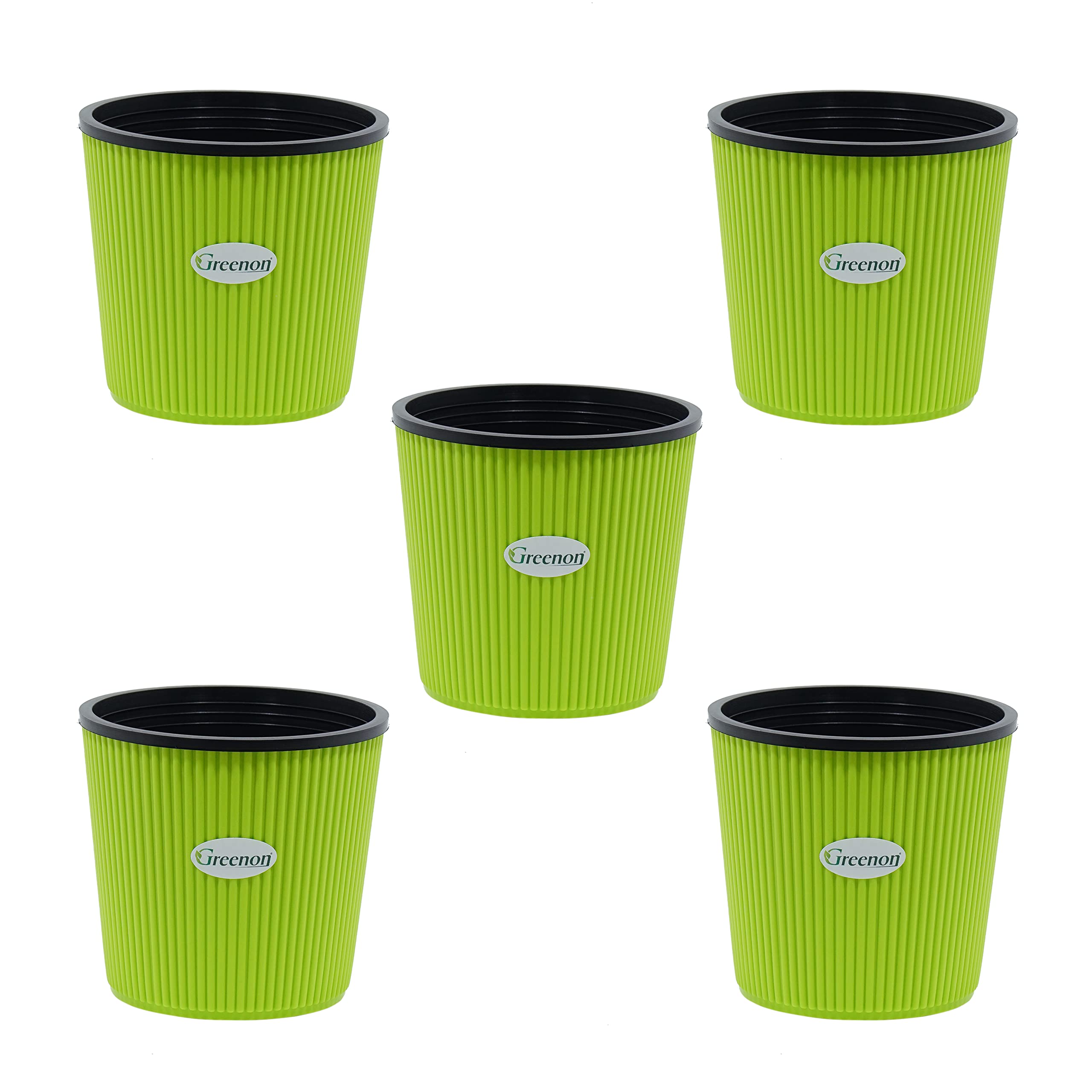 GREENON 7" Self-Watering Plant Pots - Set of 8 -15 GREENON 7" Self-Watering Plant Pots - Set of 8 -15