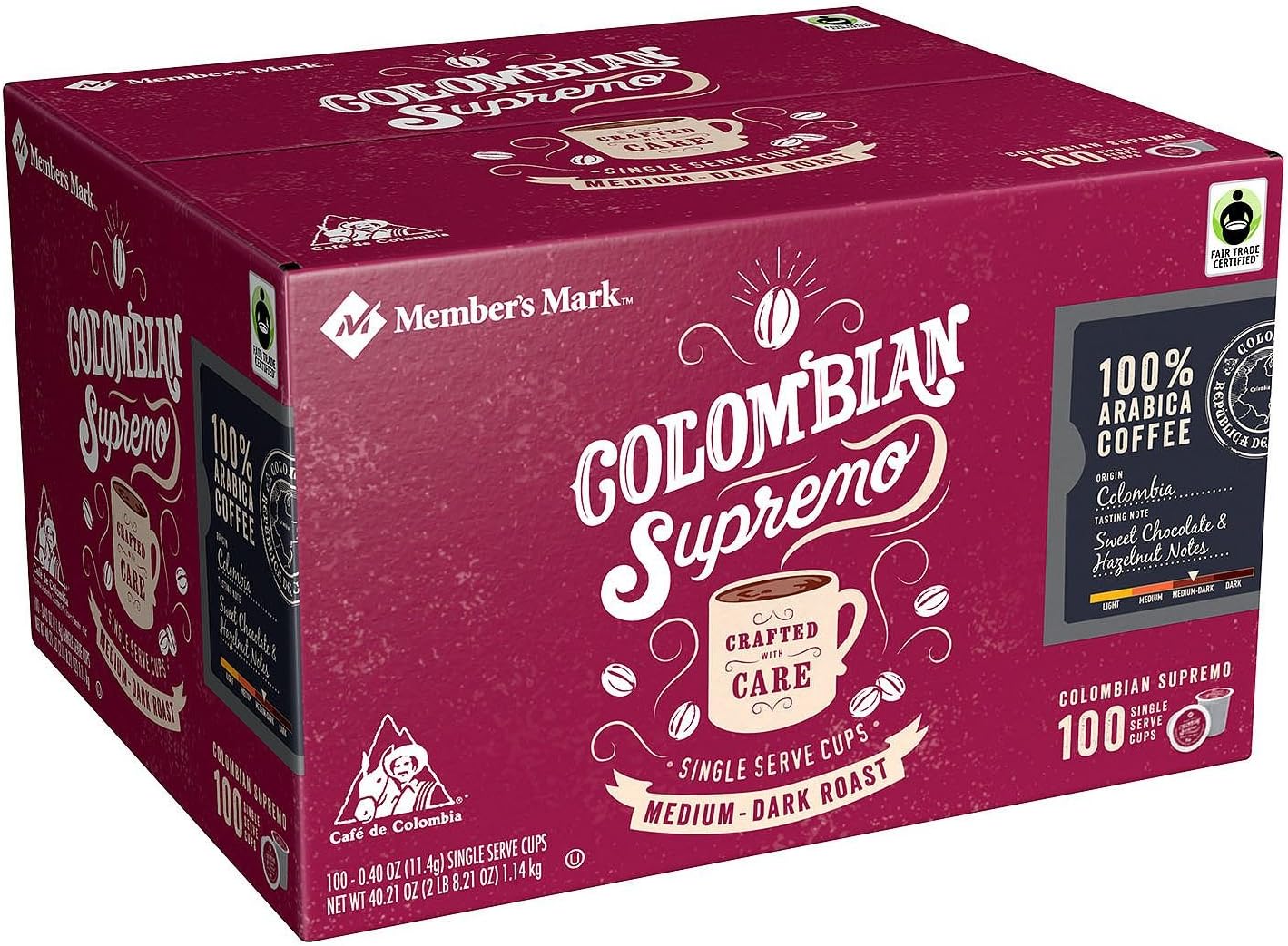 Member's Mark Colombian Supremo Coffee, 40.56 Oz