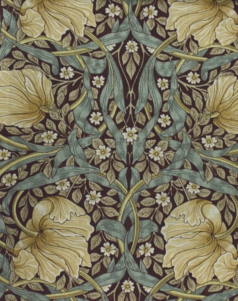 Amazon | ウィリアムモリス おしゃれな プリント生地 kiji