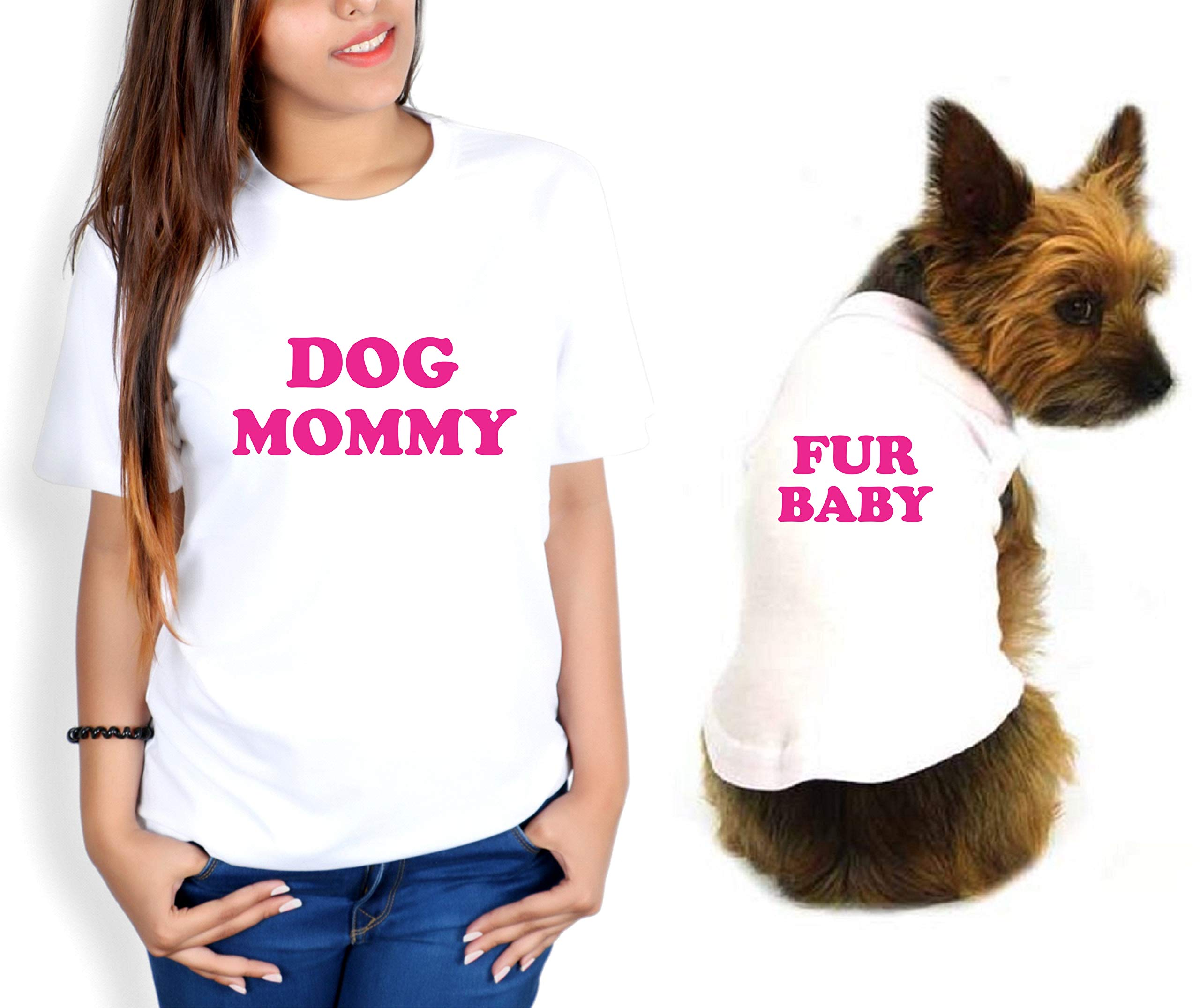 The Tee Shop Pet & Parent Matching Pair-up Cool Funny Quote Printed Dog Mommy (Human - S, Pet - XS) (B08YD9J2ZP) Amazon Price History, Amazon Price Tracker