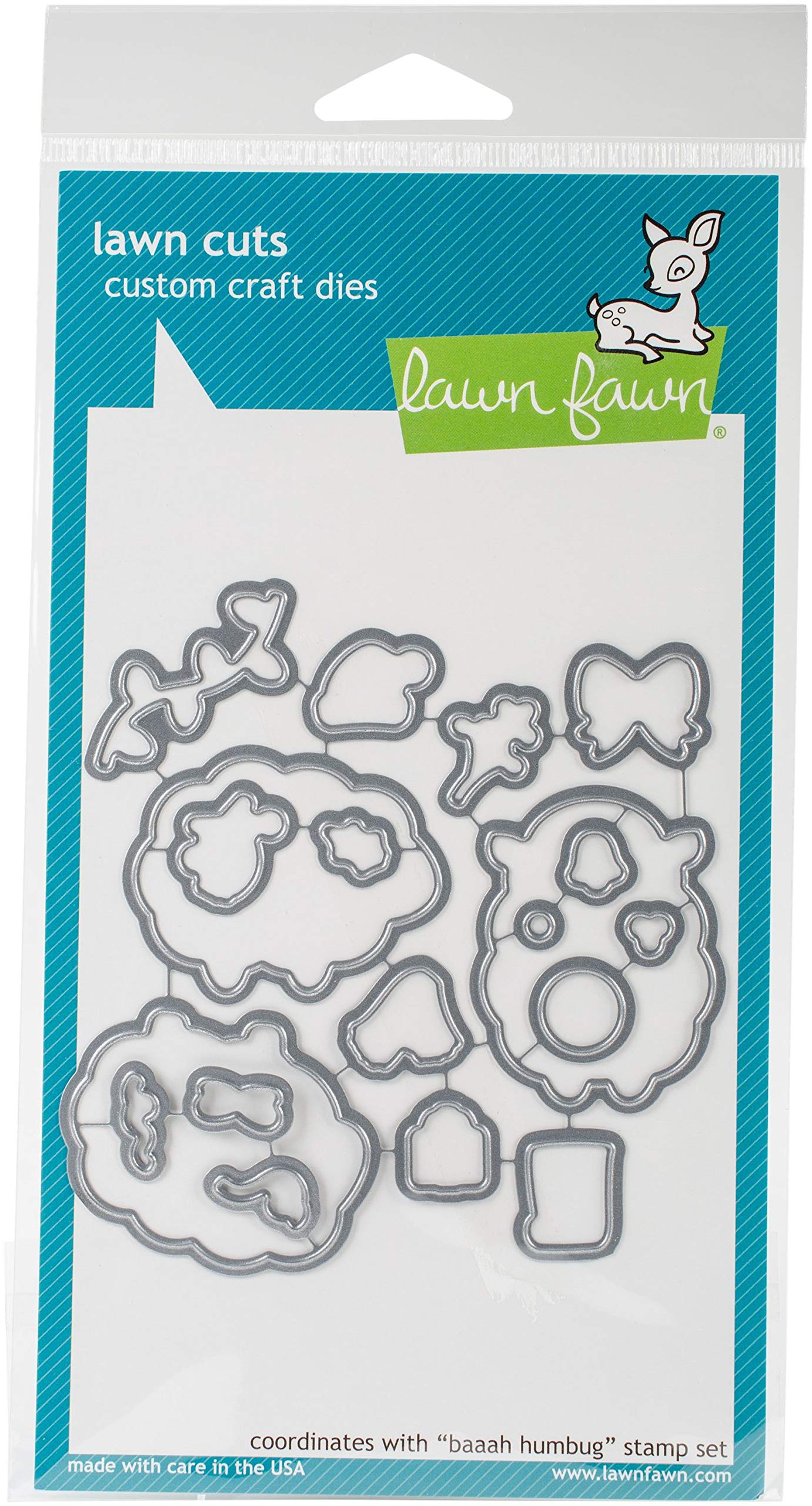 Lawn Fawn Baaah Humbug - Lawn Cuts Custom Craft Dies