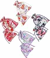 Amazon.co.jp: 巾着袋 和柄 小 花柄 桜 和風 収納袋 16個/セット