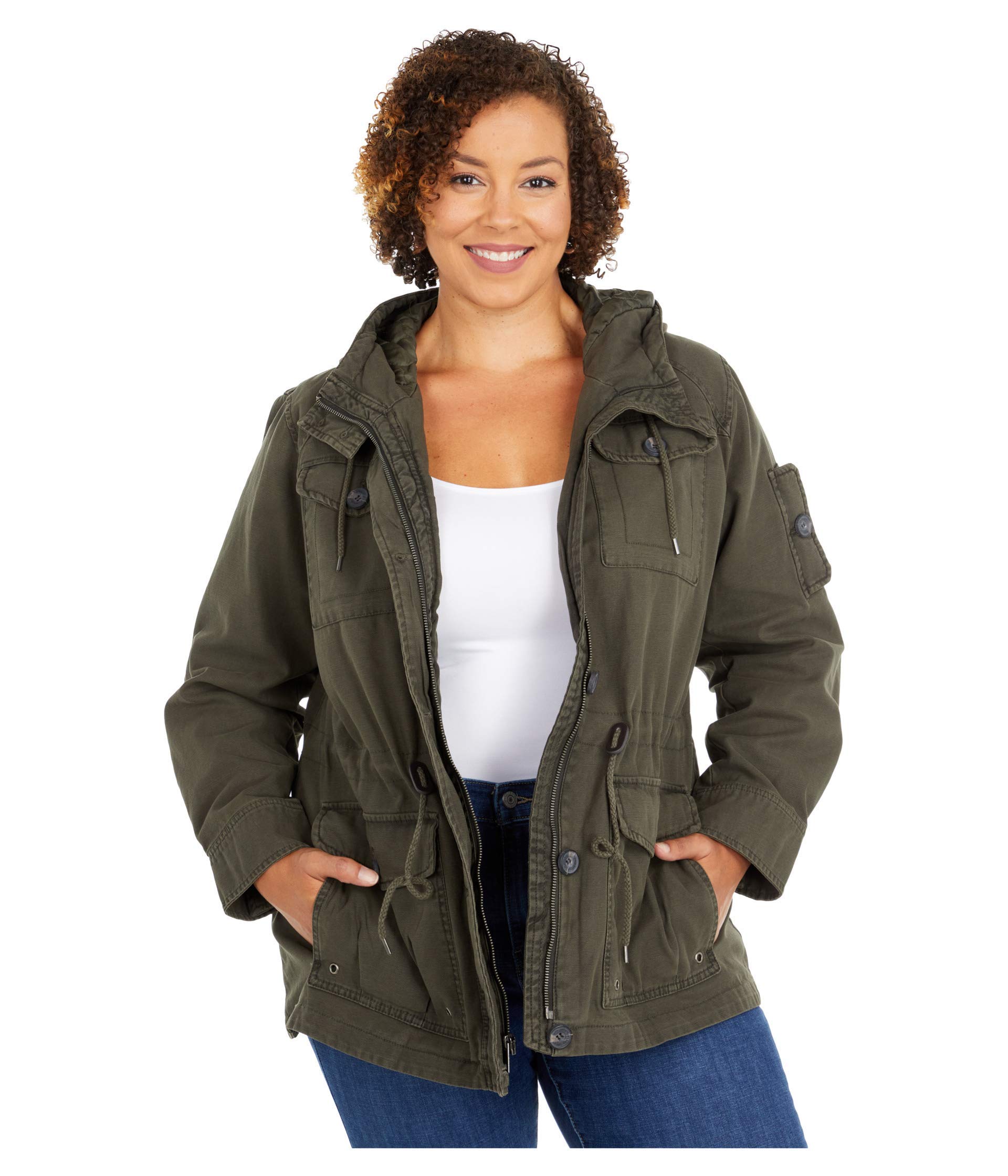 Levi's Women's Lightweight Cotton Military Jacket