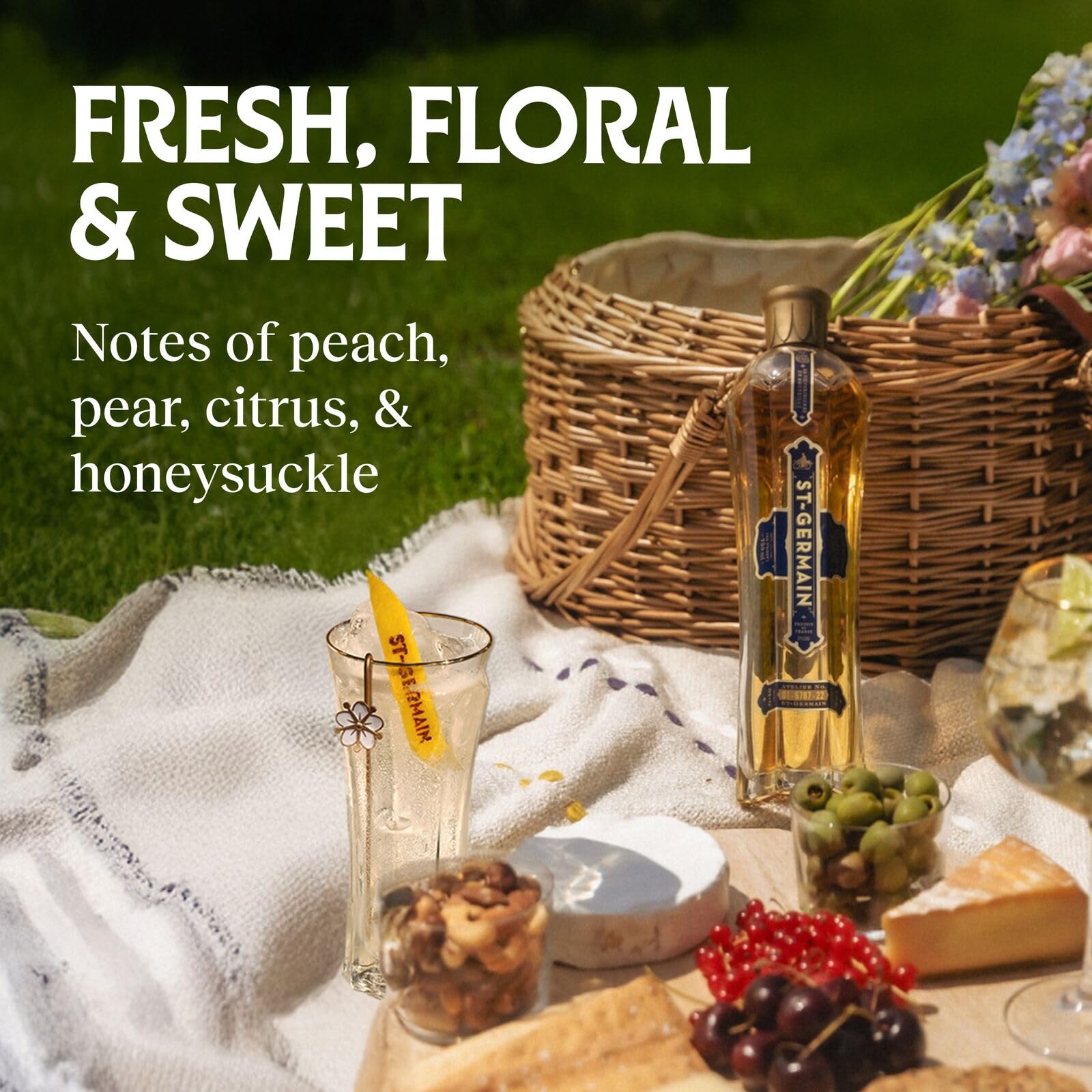 ​​St-Germain French Artisanal Elderflower Liqueur, 20% vol., 50 cl / 500 ml - For the Light and Bright St-Germain Spritz, Made with Wild Handpicked Elderflowers, Transforms Any Cocktail​ - 3